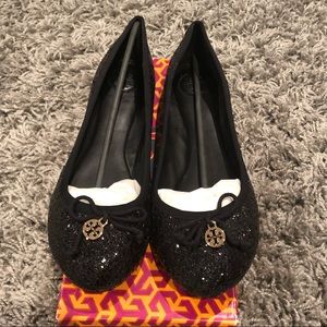 NWT! Tory Burch Chelsea Ballet Size 9.5 Black